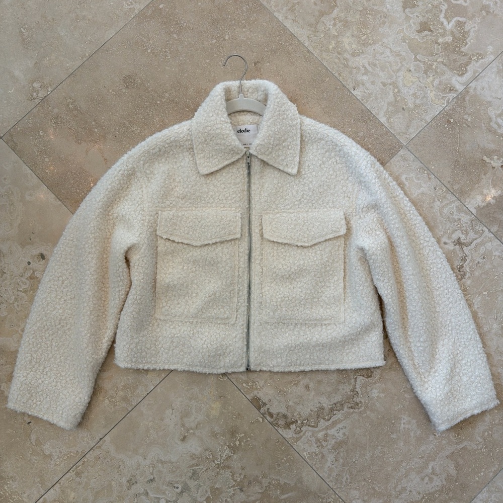Elodie Cream Teddy Jacket